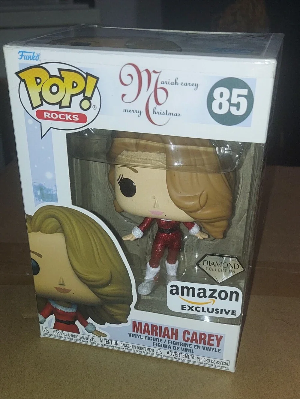 Funko Pop! Rocks Mariah Carey #85 Diamond Glitter Collection Amazon Exclusive